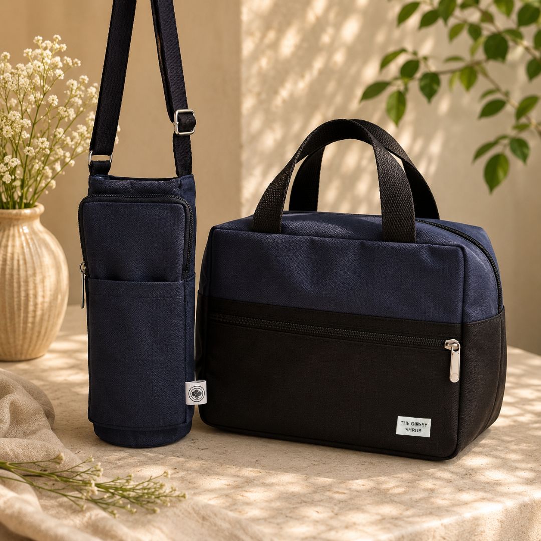 TIFFIN TOTE  & WATER BOTTLE SLING BUNDLE