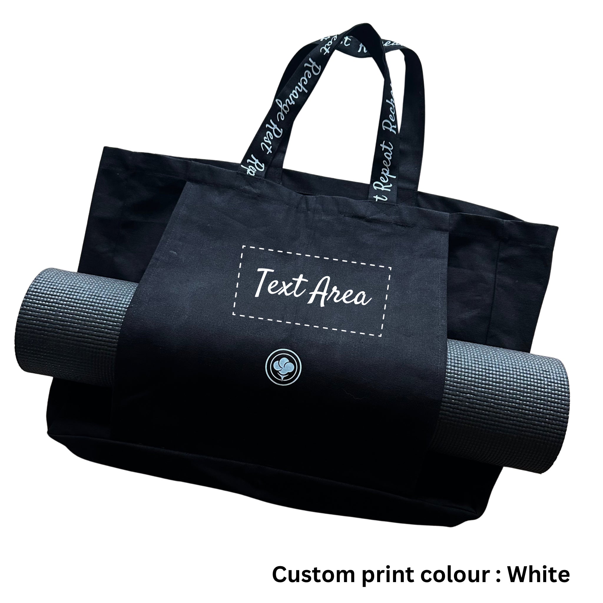 PERSONALIZED YOGA TOTE