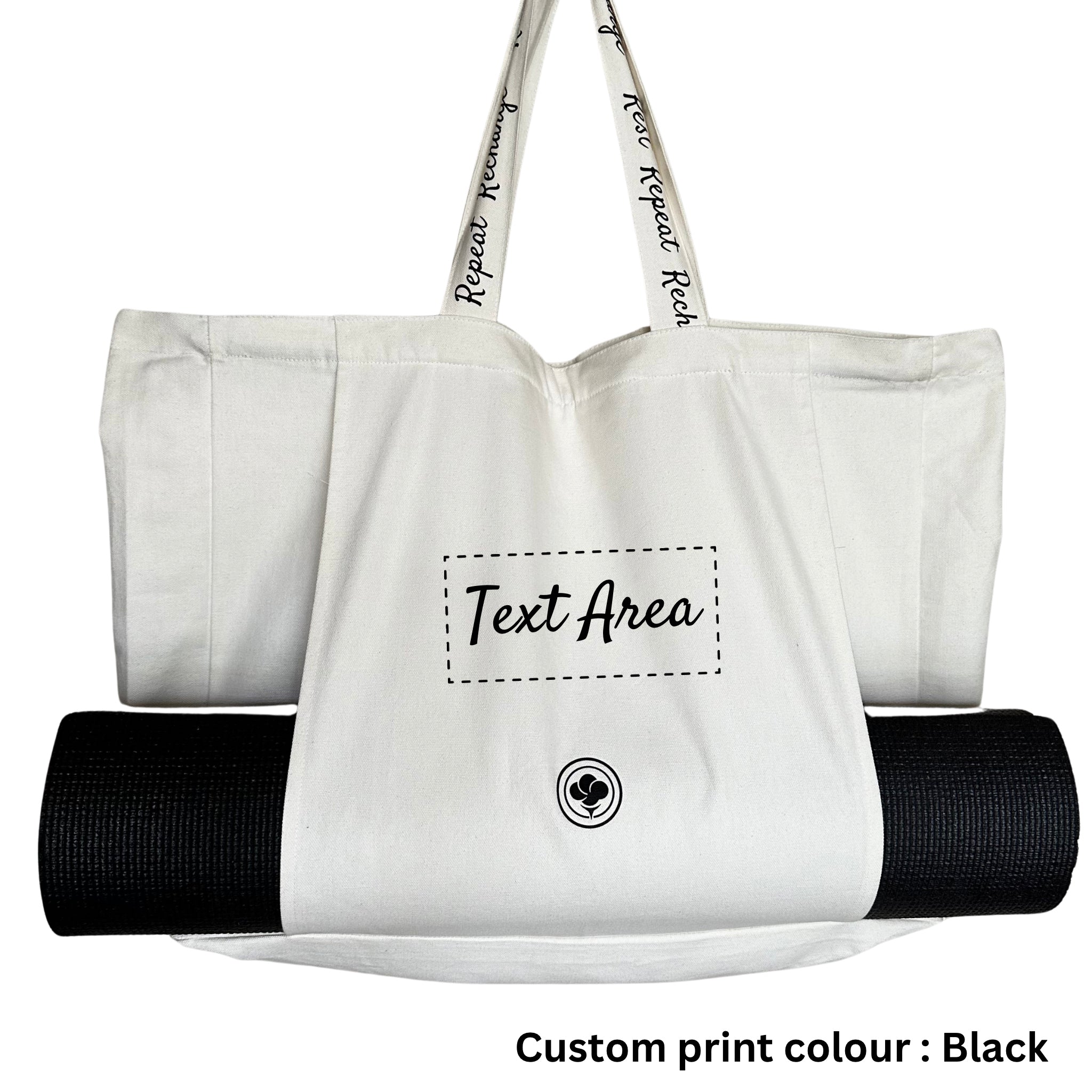 PERSONALIZED YOGA TOTE